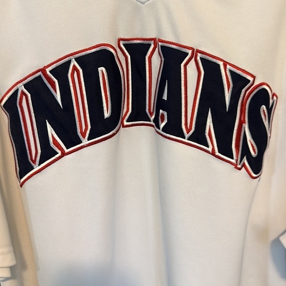Cleveland Indians MLB True Fan Series Jersey Shirt Size 2XL - Picture 4 of 10